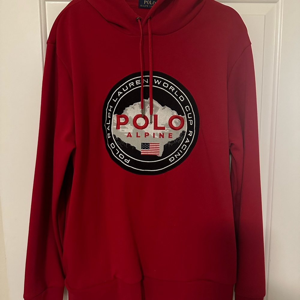 Red polo by Ralph Lauren hoodie
